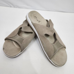 Womens RYKA Nib Adjustable Slide sandal‎ Taupe SIze 8